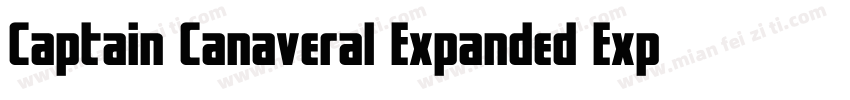 Captain Canaveral Expanded Expanded字体转换
